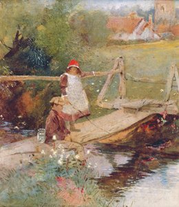 The Young Anglers by Thomas Mackay
